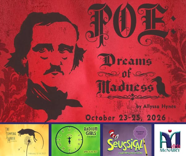 Arts in McNairy: Poe — Dreams of Madness flyer