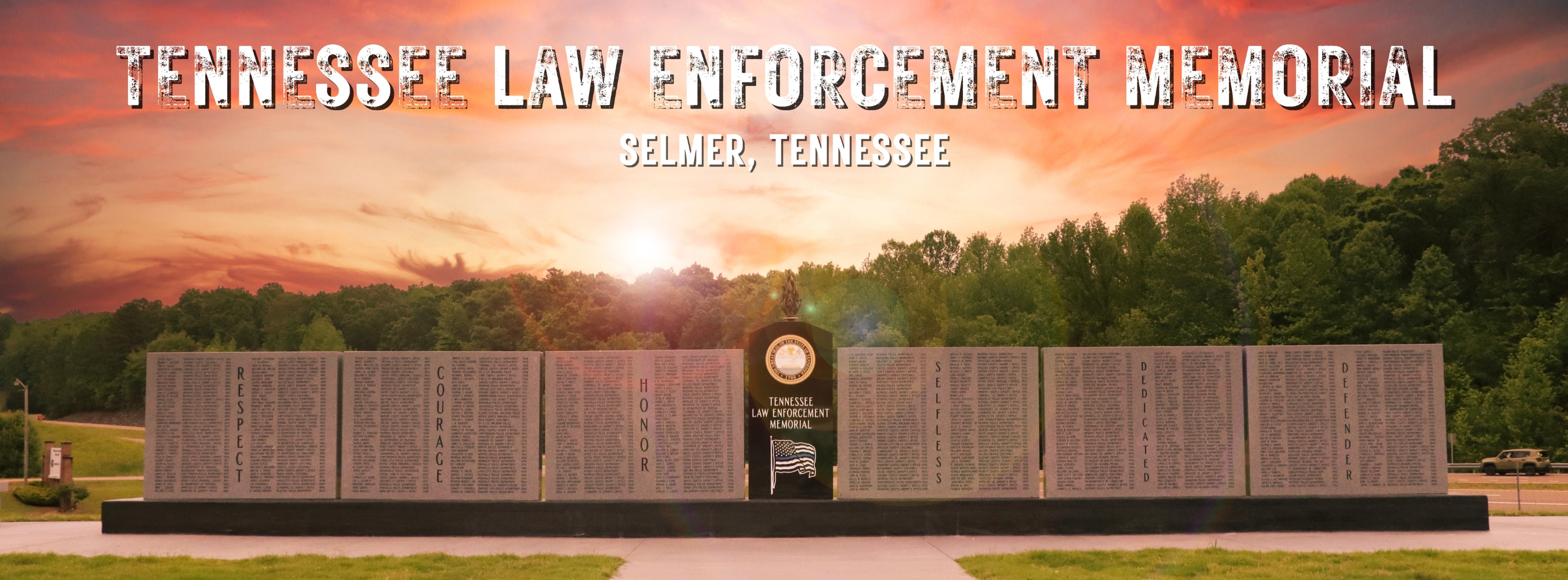 Tennessee Law Enforcement Memorial in Selmer, Tennessee